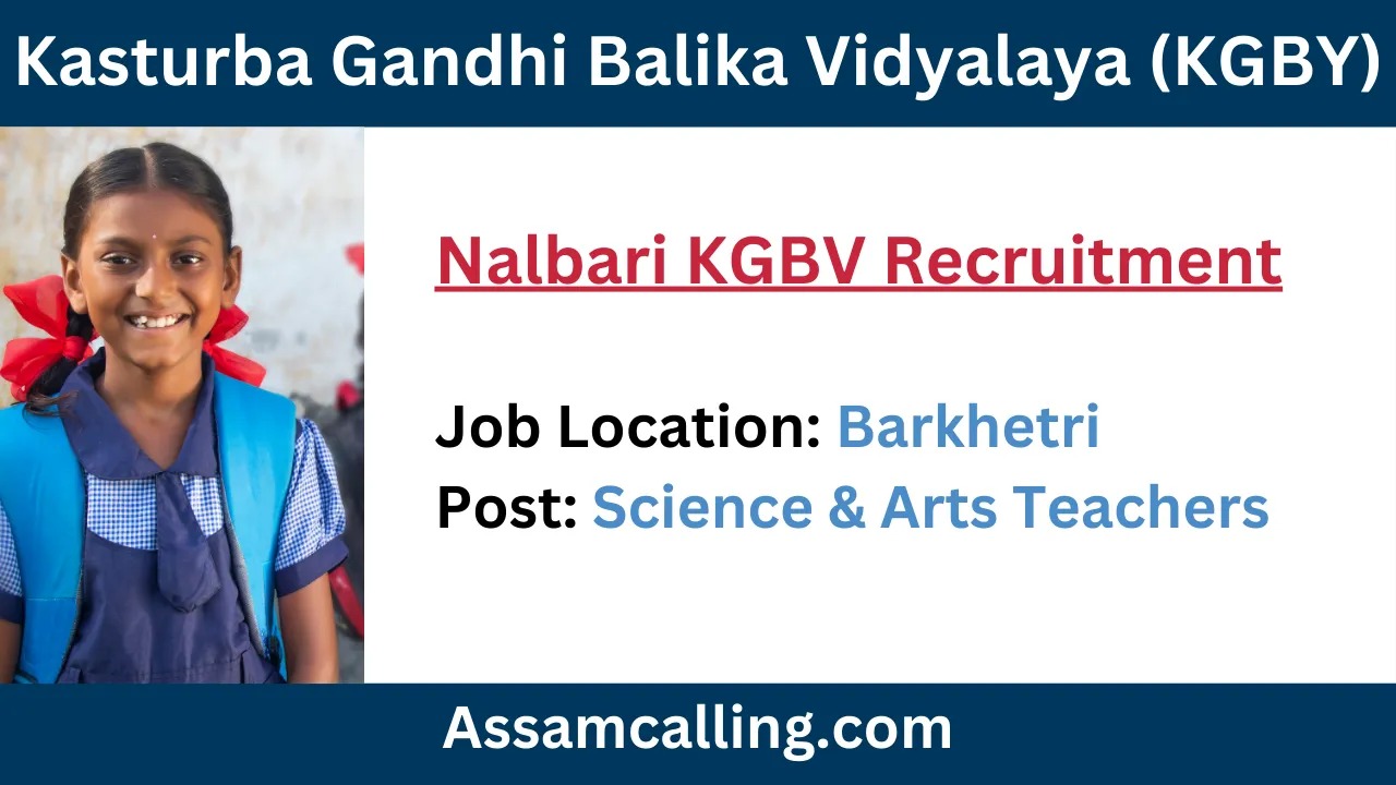 Nalbari KGBV Recruitment 2023